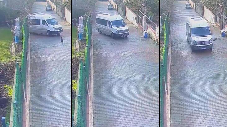 Vicdansız sürücü köpeği ezip kaçtı!