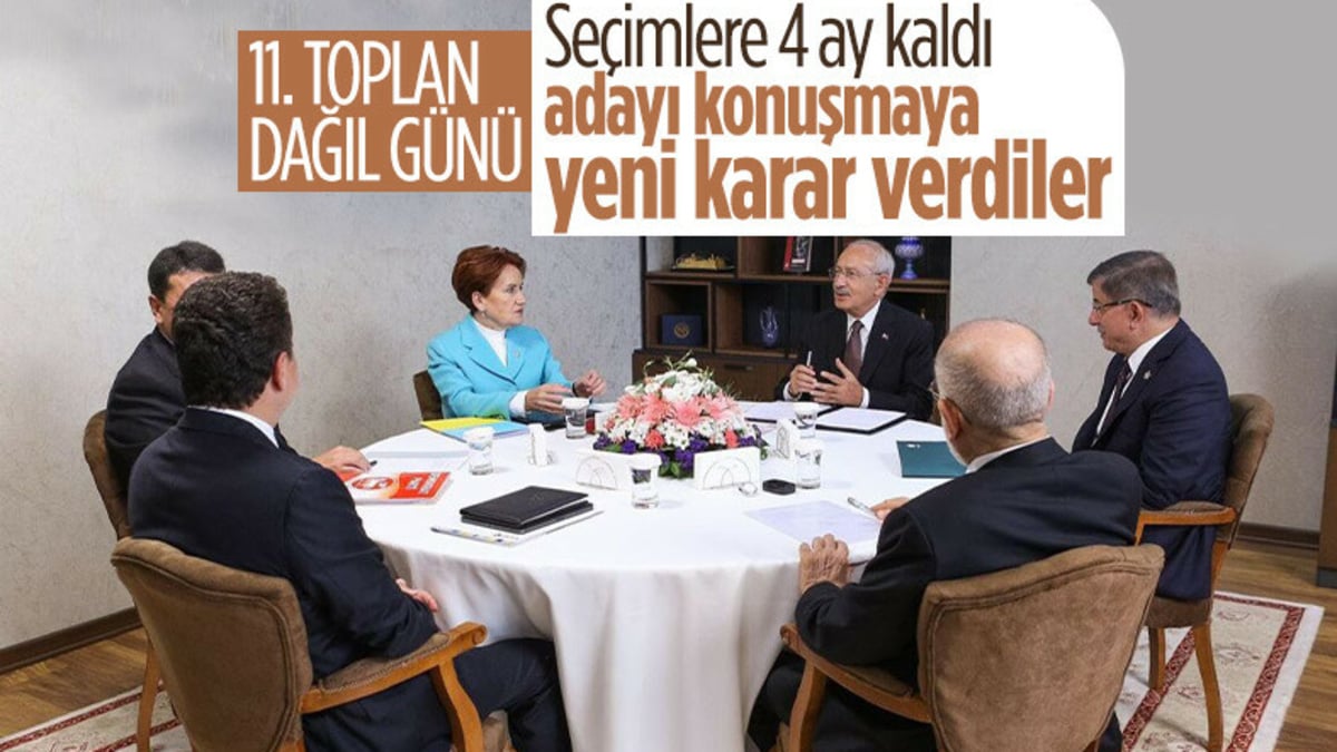 6’lı masa bugün toplanıyor