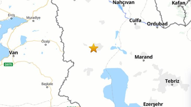 İran – Türkiye sınırında 5,7 büyüklüğünde deprem
