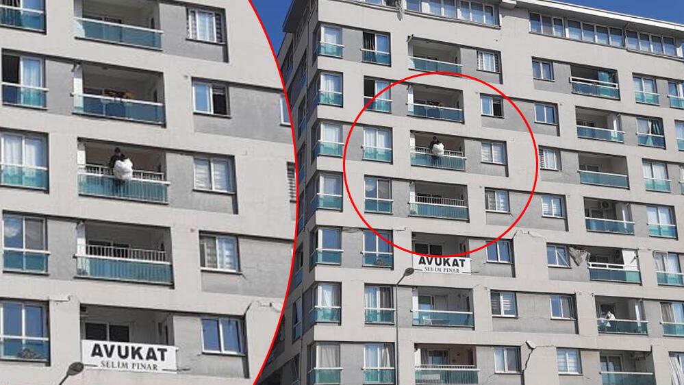 Bu görüntü deprem bölgesinden! Canını hiçe saydı