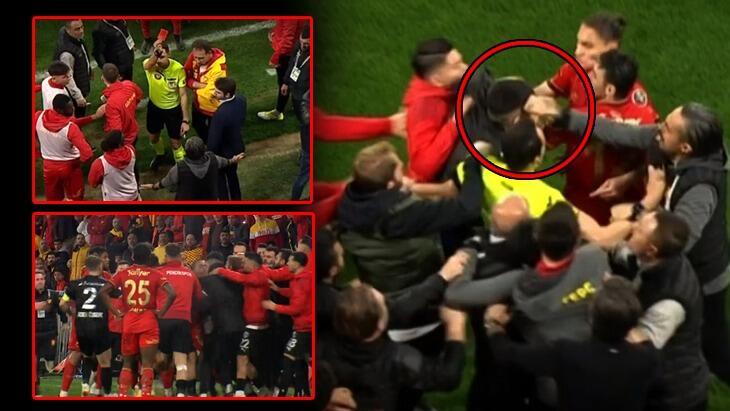 Göztepe – Pendikspor maçında ortalık karıştı! Yumruk yumruğa kavga çıktı