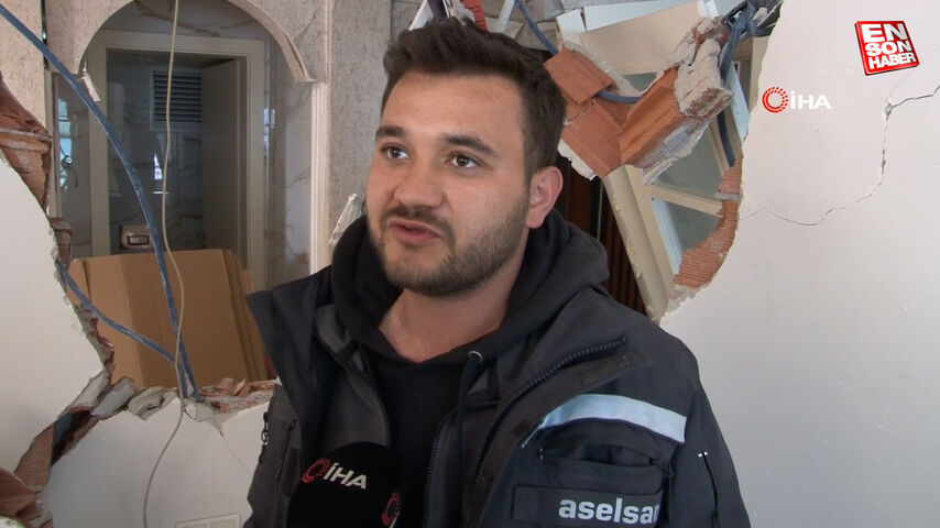 Hatay’da deprem saati ağlayan bebek ailesinin kurtulmasına sebep oldu