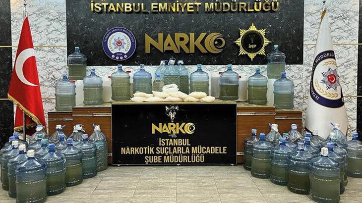 İçişleri Bakanı Soylu: Büyükçekmece’de 780 kilo sıvı kristal metamfetamin ele geçirildi