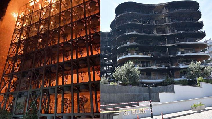 Lüks sitedeki yangında kriminal laboratuvar raporu bekleniyor