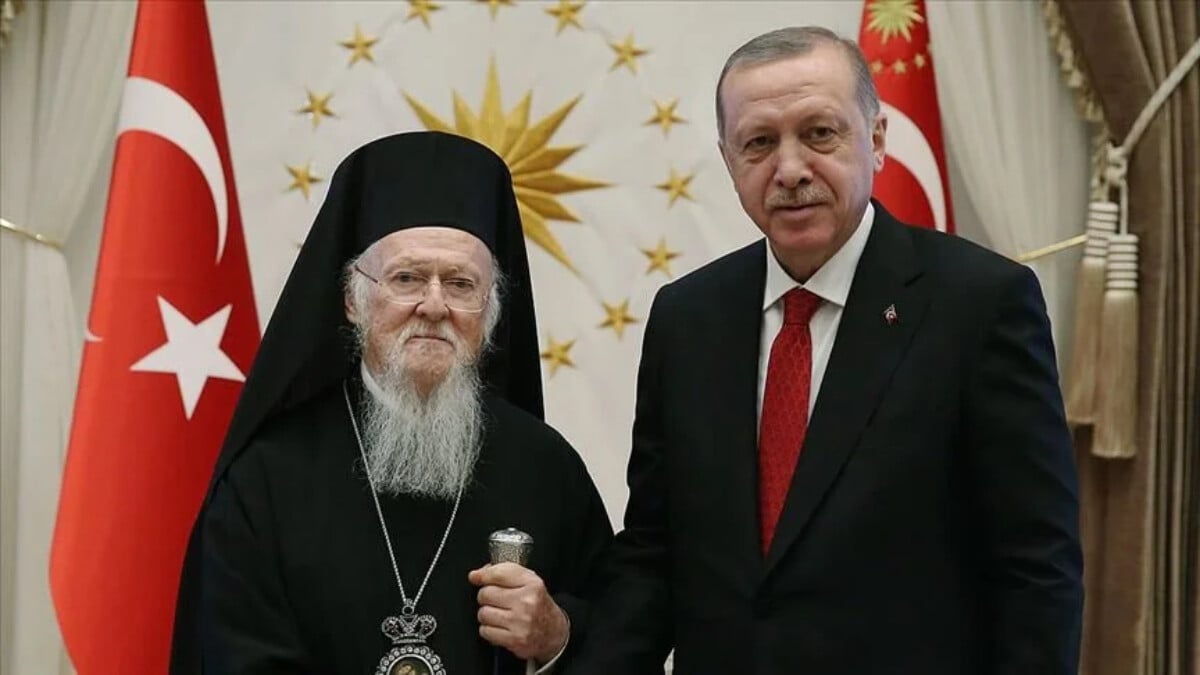 Fener Rum Patriği Bartholomeos, tekrar cumhurbaşkanı seçilen Erdoğan’ı tebrik etti
