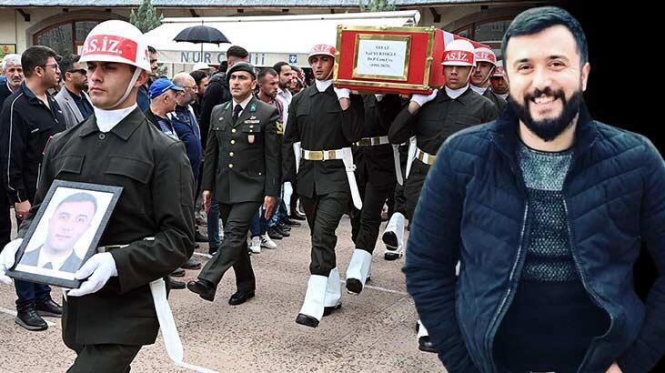 Kalp krizinden ölen uzman çavuş, son yolculuğuna uğurlandı