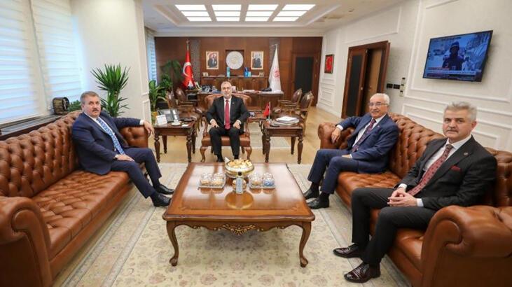 BBP Genel Başkanı Destici’den Bakan Işıkhan’a hayırlı olsun ziyareti
