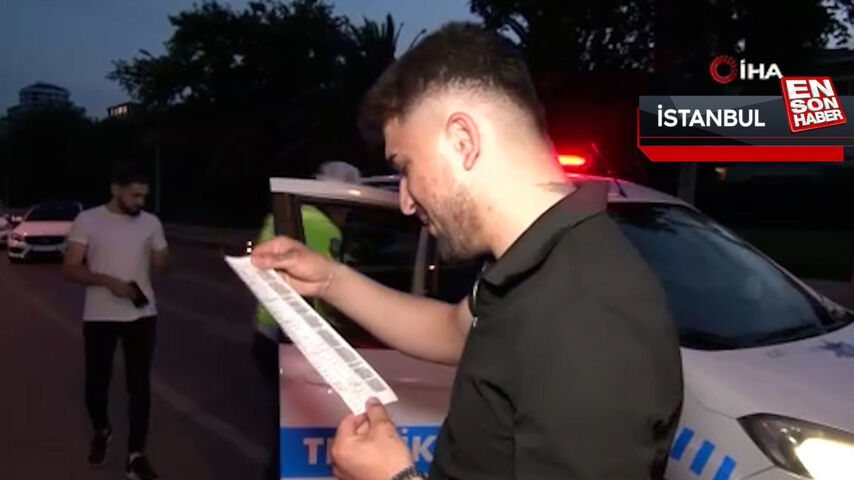 İstanbul’da makas atarken yakalanan sürücü: İlk cezam, devletimiz var olsun