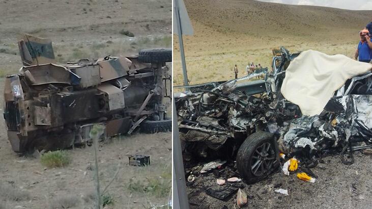 Otomobil ile askeri araç çarpıştı! Ölü ve yaralılar var