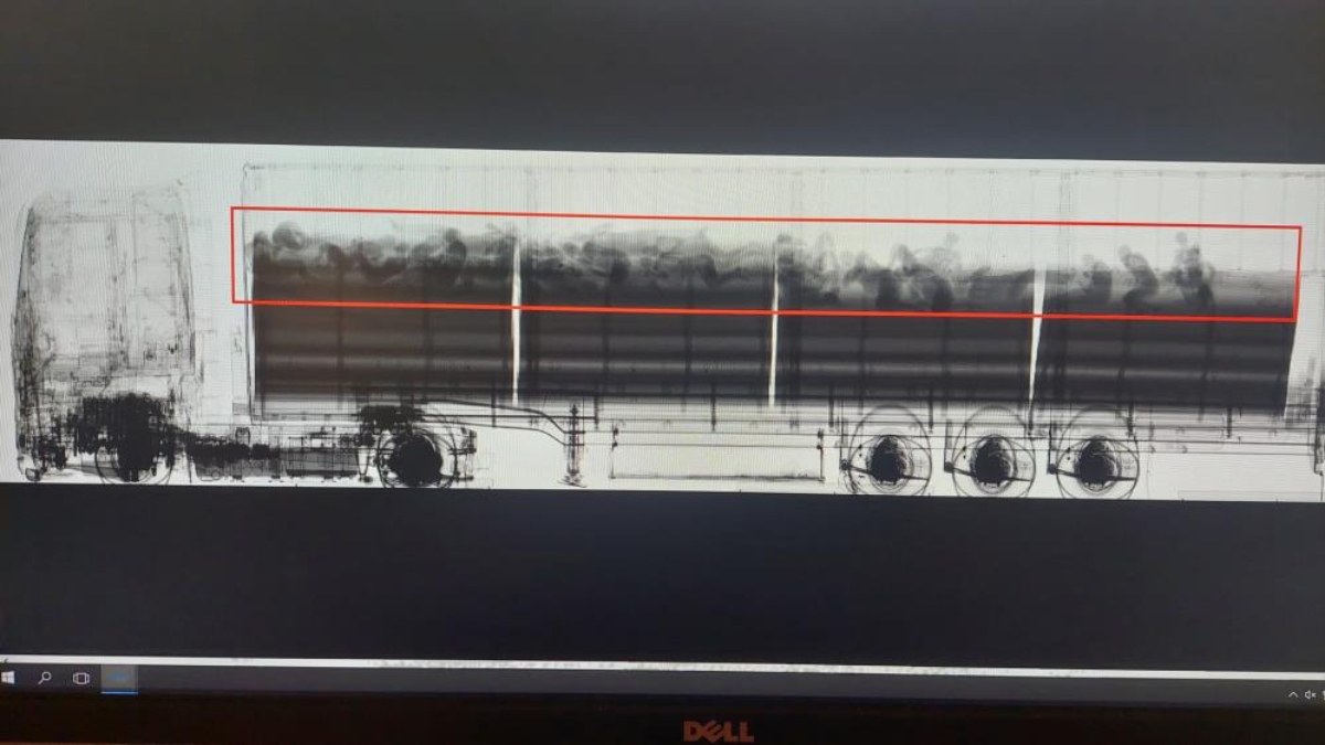 Edirne’de göçmenler x-ray cihazına takıldı