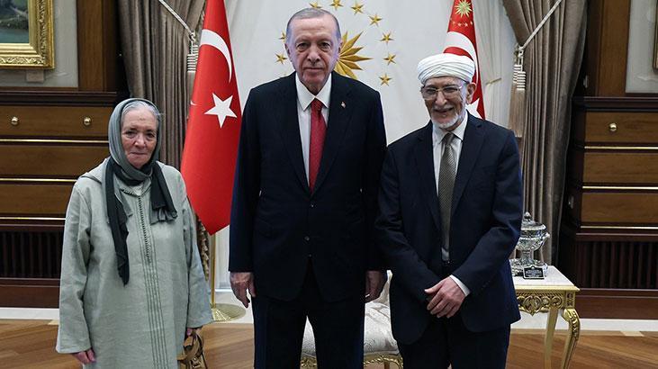 Cumhurbaşkanı Erdoğan, Faslı filozof Abdurrahman’ı kabul etti