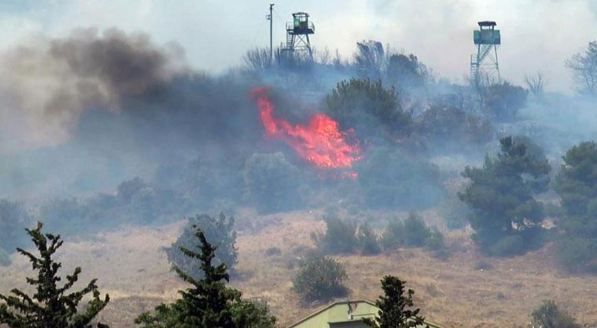 Askeri kışla içerisinde yangın! 71 personel müdahale etti