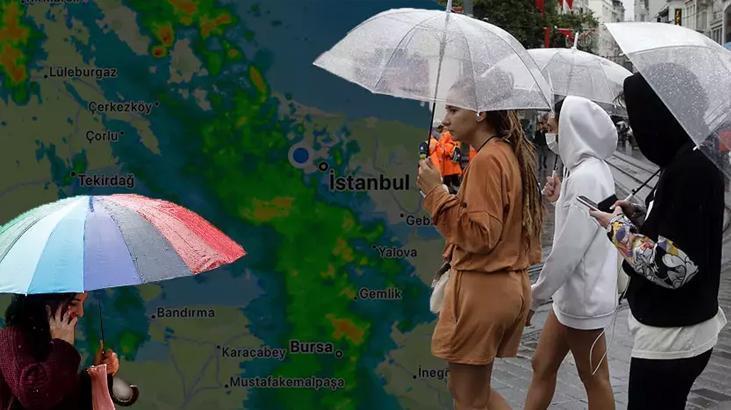 SON DAKİKA! Meteoroloji haritayı güncelledi ve uyardı! Kuvvetli sağanak, gök gürültülü sağanak ve dolu