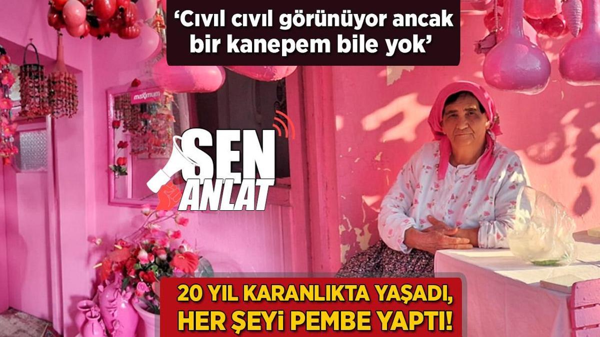 20 yıl karanlıkta yaşadı, her şeyi pembe yaptı! ‘Cıvıl cıvıl görünüyor ancak bir kanepem bile yok’