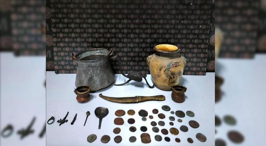 47 adet tarihi eser! Tokat’ta ele geçirildi