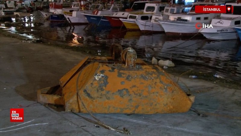 Arnavutköy’de içerisinde patlayıcı olan demir parçası bulundu