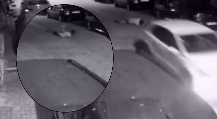 Esenyurt’ta dehşet anları! Süratle giden arabadan atıldı