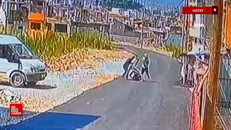 Hatay’da motosikletiyle işe giderken dayak yedi