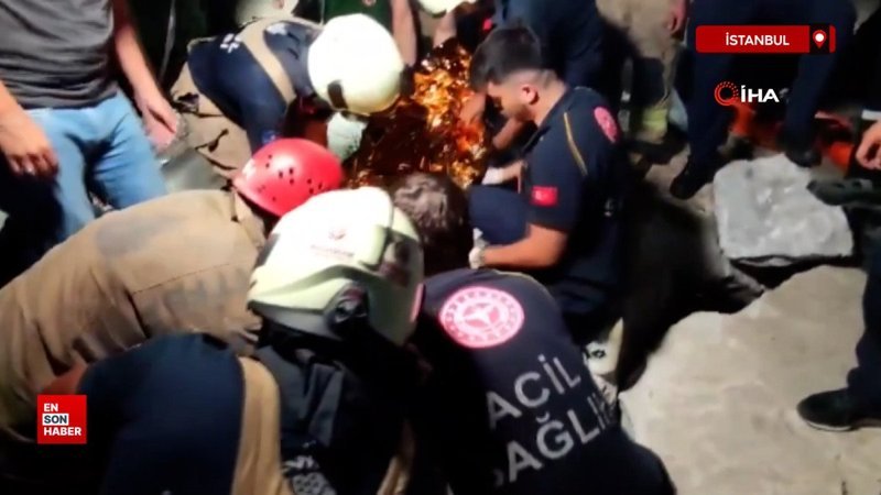 İstanbul’da düşen telefonunu almak isterken kayalıklara sıkıştı