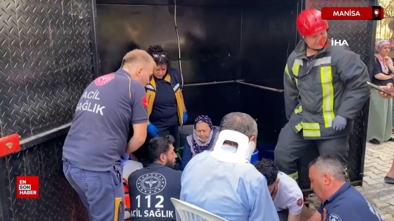 Manisa’da engelli asansörü 10 metreden zemine çakıldı