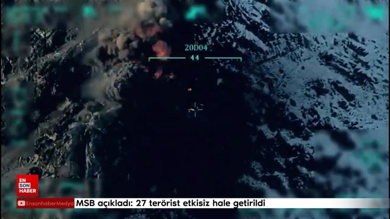 MSB açıkladı: 27 terörist etkisiz hale getirildi