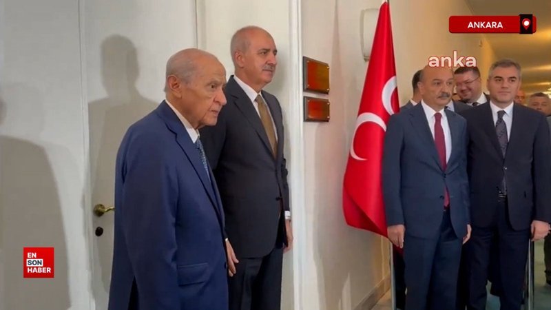Numan Kurtulmuş, Devlet Bahçeli’yi TBMM’deki makamında ziyaret etti