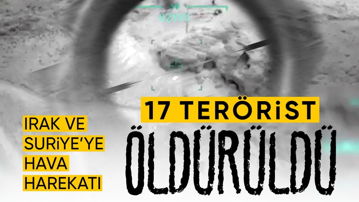 SON DAKİKA: Irak’ın kuzeyinde 17 terörist öldürüldü