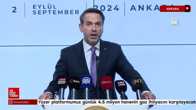 Yüzer platformumuz günlük 4,5 milyon hanenin gaz ihtiyacını karşılayacak